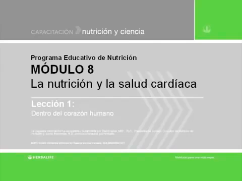Módulo 08: La nutrición y la salud cardíaca