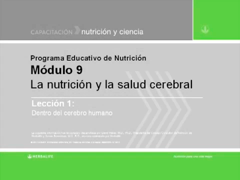 Módulo 09: La nutrición y la salud cerebral